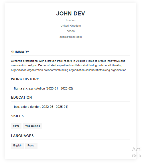Resume 9